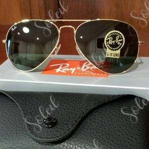 Ray Ban Aviator Sunglasses 58mm